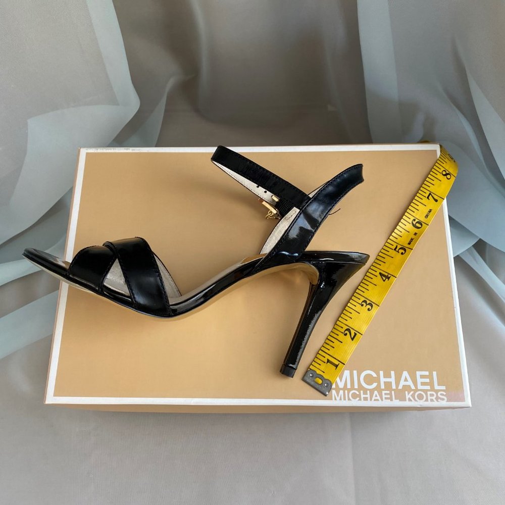 Michael Kors Black Elisa Sandal, 7 ½ M - Picture 14 of 14